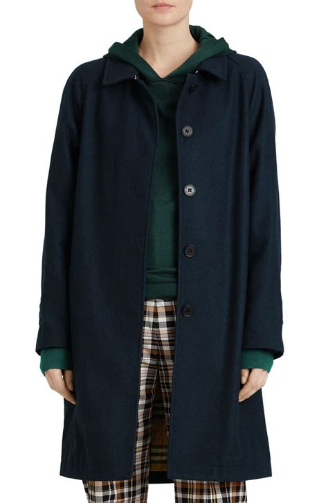 Shop Burberry Iconic Cashmere Car Coat 